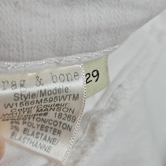 NWT Rag & Bone High Rise Ankle Skinny Jeans Sz 29 - Picture 12 of 14